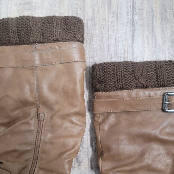 #120 Call It Spring Brown Boot sz 8 - Picture 3 of 11